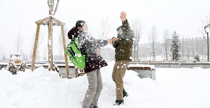 Çankırı'da okullar tatil edildi