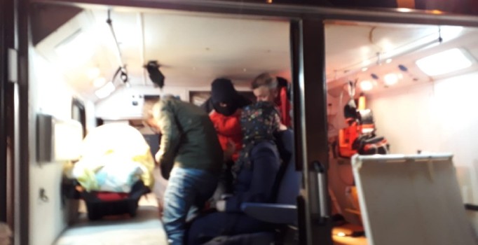 Bingöl’de biri bebek 2 hasta paletli ambulanslarla kurtarıldı