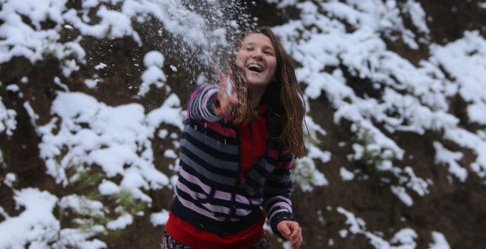 Aksaray'da eğitime kar engeli