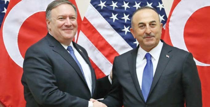 Çavuşoğlu ile Pompeo Suriye'yi görüştü