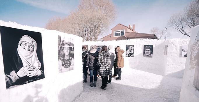 Çıldır Gölü üzerinde ilk cilt sergisi