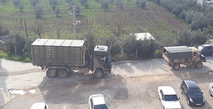 Sınıra askeri sevkiyat sürüyor