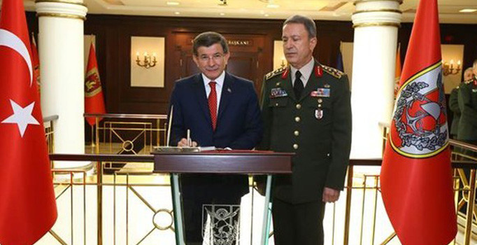 Davutoğlu veda turlarına başladı: İlk durağı Genelkurmay Başkanlığı oldu