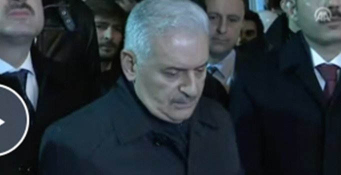 Binali Yıldırım, Kartal'da olay yerinden açıklama