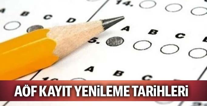 AÖF kayıt yenileme nasıl yapılır?