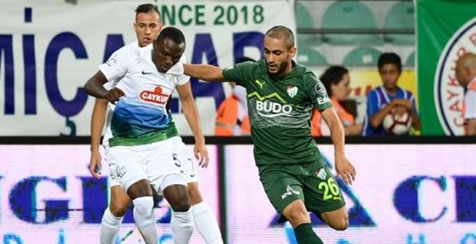 Bursaspor'un konuğu Çaykur Rizespor