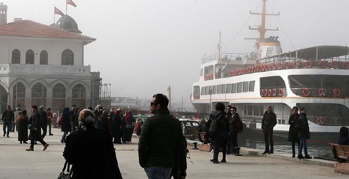 İstanbul'da tüm vapur seferleri iptal