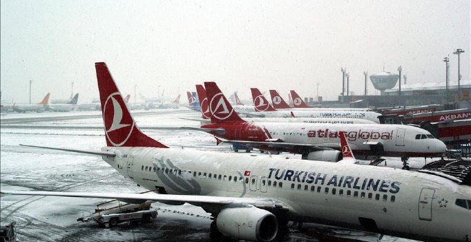 THY'nin İstanbul'daki 66 seferi iptal edildi