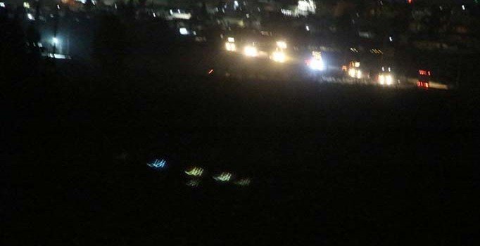 Suriye'deki ABD konvoyu Nusaybin'den görüntülendi