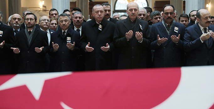 Erdoğan, Kemal Karpat'ın cenaze töreninde: Yerini doldurmamız zor olacak