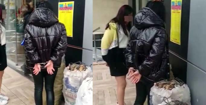 Yurttan kaçan 3 kız kuaförlere para ödemeyince ters kelepçe ile gözaltına alındı