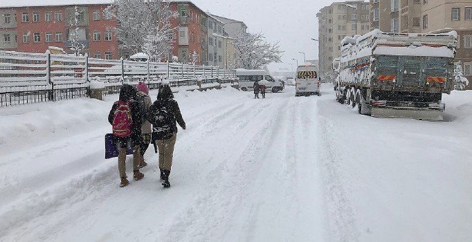 Ordu'da eğitime kar engeli