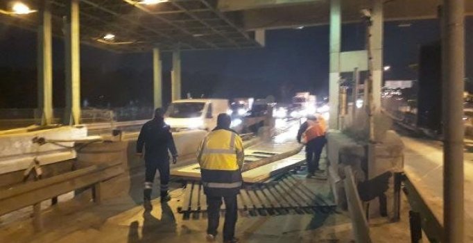 Samandıra gişelerde kaza 