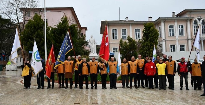 57. Alay Yürüyüş Komitesi Çanakkale’ye uğurlandı