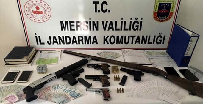 Mersin'de tefeci operasyonu: 7 gözaltı