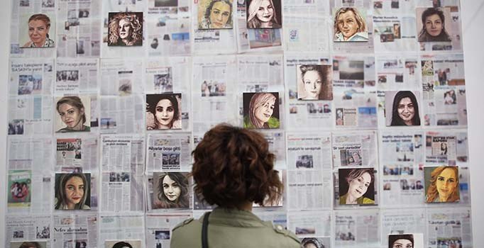 Gülderen Depas'dan kadın cinayetlerine 'tepki' sergisi