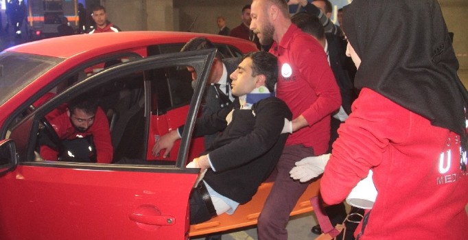 Şehir Hastanesinde yangın ve kurtarma tatbikatı