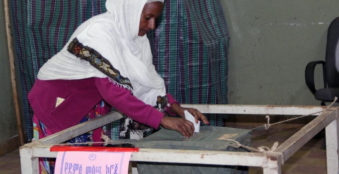 Etiyopya'da halk sandık başında