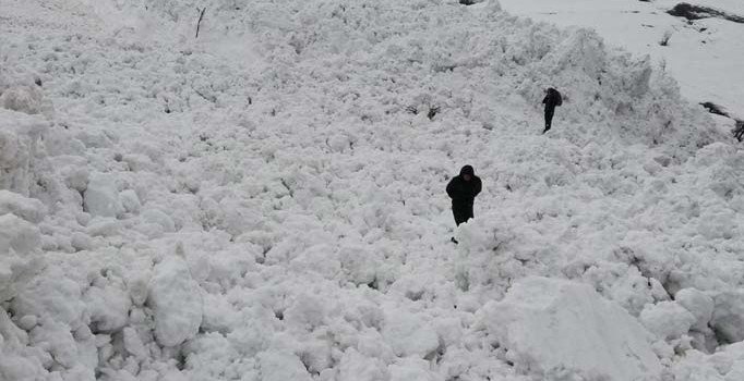 Van ve Hakkari için çığ uyarısı
