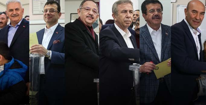 İmamoğlu, Yıldırım, Özhaseki, Soyer, Zeybekci ve Yavaş oyunu kullandı