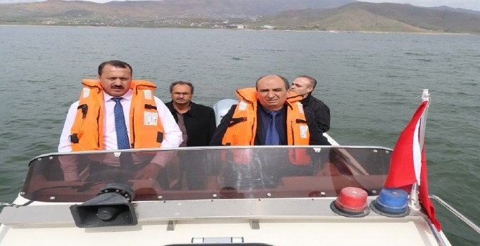 Elazığ’da su ürünleri av yasağı denetimi