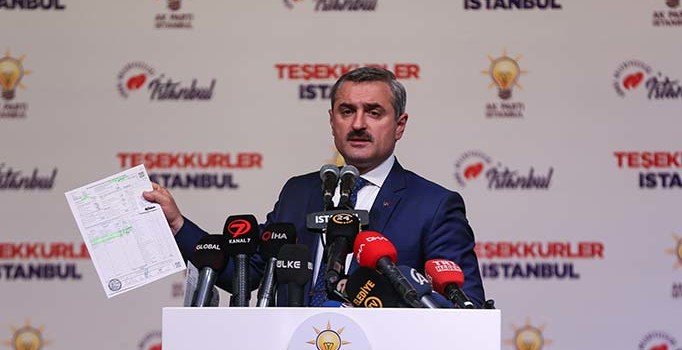 AK Parti İstanbul İl Başkanı Şenocak: 2 bin 675 oy YSK’da sıfır olarak görünüyor