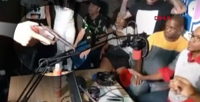 Brezilya'da canlı yayında silahlı soygun | Video