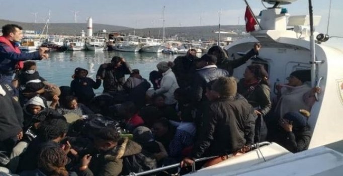 Didim'de 39 kaçak göçmen yakalandı