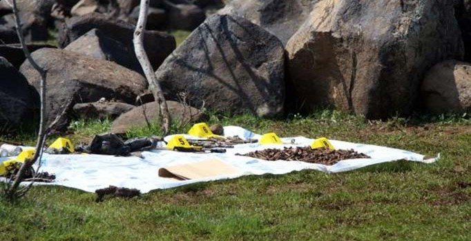Şanlıurfa'daki boş arazide çok sayıda mühimmat bulundu