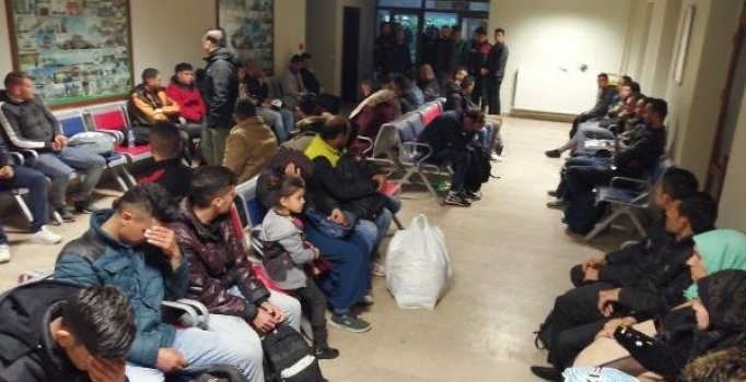 Çanakkale'de 36 düzensiz göçmen yakalandı