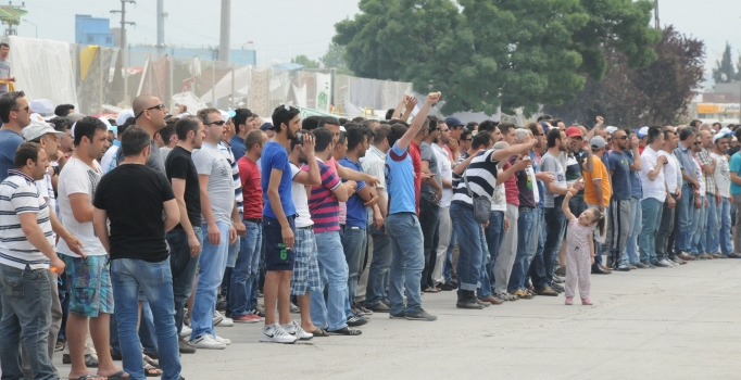 Renault'da eylemler 
devam ediyor