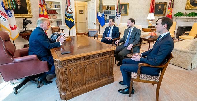 Beyaz Saray'da sürpriz görüşme: Trump ile Berat Albayrak bir araya geldi