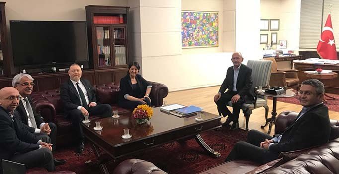 HDP'den Kılıçdaroğlu'na 'geçmiş olsun' ziyareti