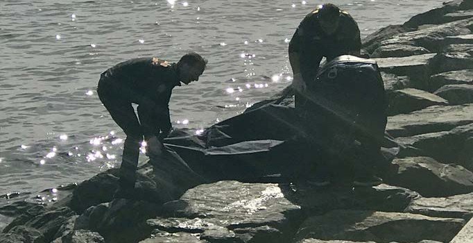 Zeytinburnu sahilinde denizden erkek cesedi çıkarıldı