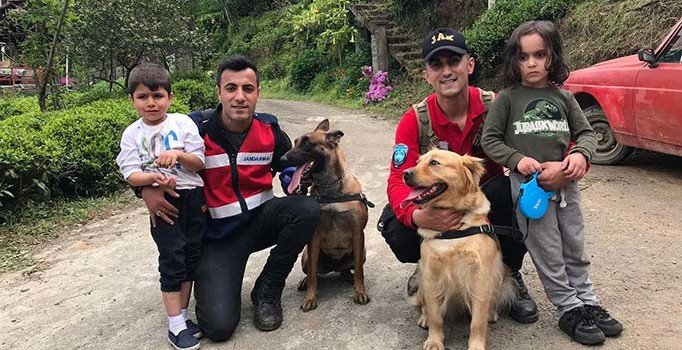 Rize'de dün akşam kaybolan 2 çocuk sağ olarak bulundu
