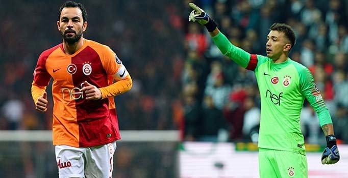 Muslera ile Selçuk İnan Beşiktaş derbisi kaçırmadı