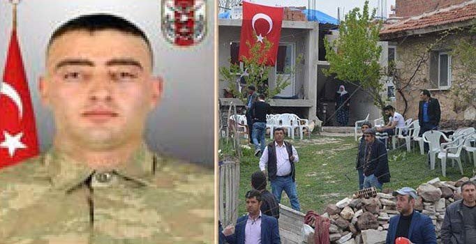 Hakkari şehidi Servet Akkuş'un acı haberi baba ocağına ulaştı