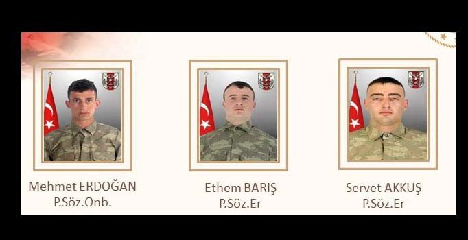 Son Dakika! Hakkari'de 3 asker şehit oldu
