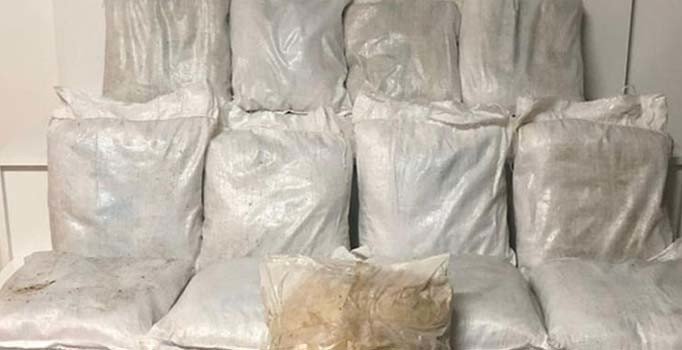 Tuz çuvalında 10 milyon liralık uyuşturucu ele geçirildi