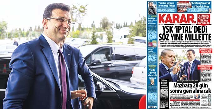 Demokrasinin kriz günü:YSK İstanbul'da 'iptal' dedi