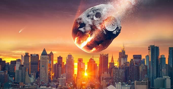 NASA tatbikatında New York’u göktaşı yuttu