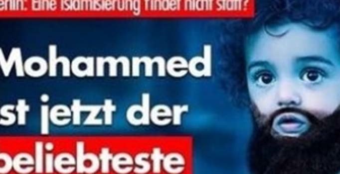 Berlin'de bebeklere en çok Muhammed isminin verilmesi ırkçıları rahatsız etti