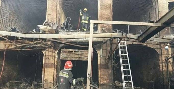 İran'da tarihi Tebriz Çarşısı'nda yangın: 29 yaralı
