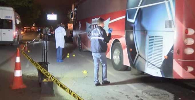 İstanbul'da Bandırmanspor takım otobüse silahlı saldırı