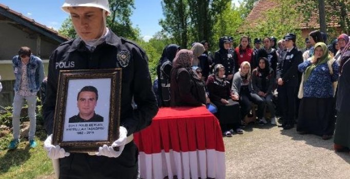 Şehit Polis Memuru Taşköprü son yolculuğuna uğurlandı