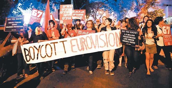 Eurovision’da ‘Özgür Gazze’ sesleri