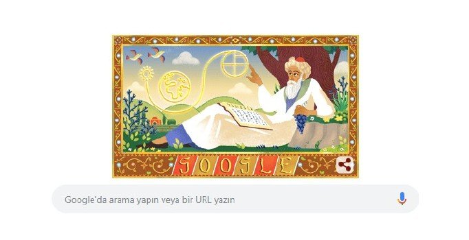 Google'dan sürpriz Ömer Hayyam doodle'ı