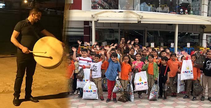 Muhtarın tokmağı iyilik için vuruyor