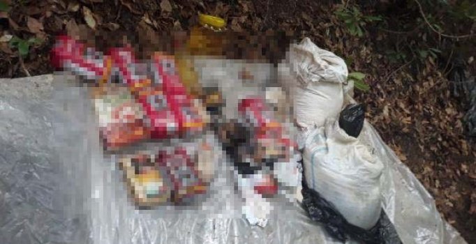 Karadeniz'de, PKK'ya ait mühimmat deposu imha edildi