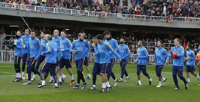 Şampiyonun antrenmanını 10 bin kişi izledi